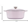 imageLe Creuset Signature Round Dutch Oven 55qt PecheShallot