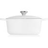 imageLe Creuset Signature Round Dutch Oven 55qt PecheWhite