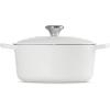 imageLe Creuset Signature Round Dutch Oven 55qt PecheWhite