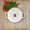 imageLe Creuset Signature Round Dutch Oven 55qt PecheWhite