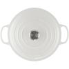 imageLe Creuset Signature Round Dutch Oven 55qt PecheWhite