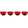 imageLe Creuset Stoneware Set Of 4 Mini Heart Pinch Bowl Multi ColorCerise