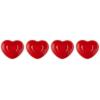 imageLe Creuset Stoneware Set Of 4 Mini Heart Pinch Bowl Multi ColorCerise