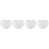 imageLe Creuset Stoneware Set Of 4 Mini Heart Pinch Bowl Multi ColorWhite