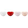 imageLe Creuset Stoneware Set Of 4 Mini Heart Pinch Bowl Multi ColorMulticolor