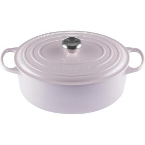 imageLe Creuset Signature Enameled Cast Iron Oval Dutch Oven 675qt PecheShallot