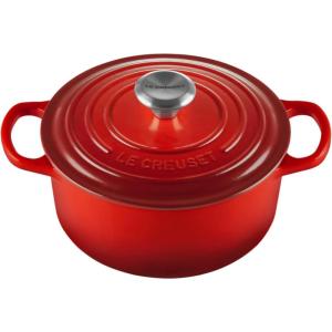 imageLe Creuset Signature Round Dutch Oven 55qt PecheCerise