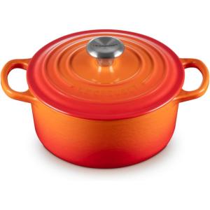 imageLe Creuset Signature Round Dutch Oven 55qt PecheFlame