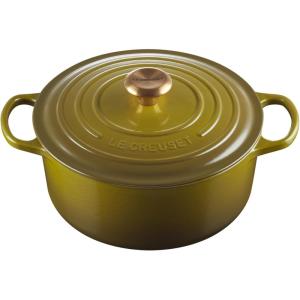 imageLe Creuset Signature Round Dutch Oven 55qt PecheOlive