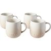 imageLe Creuset Stoneware Set of 4 Heritage Mugs 13 oz each MeringueMeringue