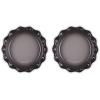 imageLe Creuset Stoneware Set of 2 Heritage Fluted Pie Dish 9quot Chiffon PinkOyster