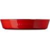 imageLe Creuset Stoneware Signature Oval Chip and Dip Platter 13quot Sea SaltCerise