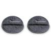 imageLe Creuset Set of 2 Silicone Pot Grips CharbonNoir