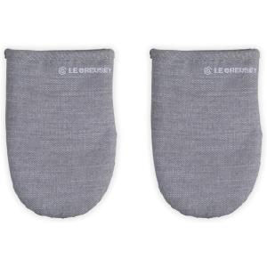 imageLe Creuset Set of 2 Mini Oven Mitts 8quot NoirCharbon