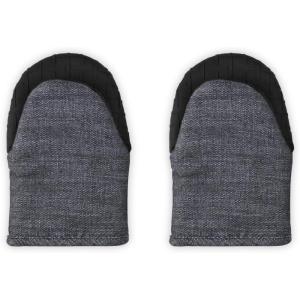 imageLe Creuset Set of 2 Mini Oven Mitts 8quot NoirNoir