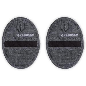 imageLe Creuset Set of 2 Silicone Pot Grips CharbonNoir