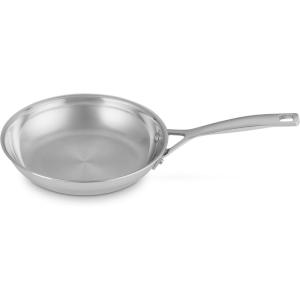 imageLe Creuset Stainless Steel Classic 3Ply Set of 2 Fry Pan Set 95quot and 11quot8