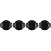 imageLe Creuset Enameled Cast Iron Gourmand Collection Set of 4 Mini Round Cocotte 3 qt Matte BlackMini Braiser
