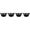 imageLe Creuset Enameled Cast Iron Gourmand Collection Set of 4 Mini Round Cocotte 3 qt Matte BlackMini Cocotte