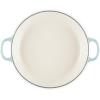 imageLe Creuset Signature Enameled Cast Iron Petal Braiser 225qt Coastal BlueSea Salt