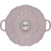 imageLe Creuset Signature Enameled Cast Iron Petal Braiser 225qt Coastal BlueShallot