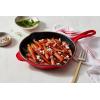 imageLe Creuset Classic Cast Iron Handle Skillet 9quot CeriseRhone