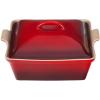 imageLe Creuset Stoneware Heritage Shallow Square Casserole 2qt 9 CeriseCerise