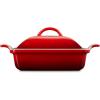 imageLe Creuset Stoneware Heritage Shallow Square Casserole 2qt 9 CeriseCerise