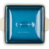 imageLe Creuset Stoneware Heritage Shallow Square Casserole 2qt 9 CeriseDeep Teal