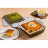 imageLe Creuset Stoneware Heritage Shallow Square Casserole 2qt 9 CeriseFlame