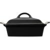 imageLe Creuset Stoneware Heritage Shallow Square Casserole 2qt 9 CeriseLicorice