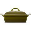 imageLe Creuset Stoneware Heritage Shallow Square Casserole 2qt 9 CeriseOlive