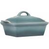 imageLe Creuset Stoneware Heritage Shallow Square Casserole 2qt 9 CeriseSea Salt