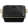 imageLe Creuset Stoneware Heritage Shallow Square Casserole 2qt 9 CeriseLicorice