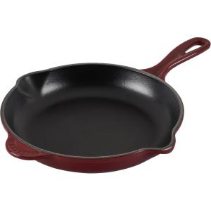 imageLe Creuset Classic Cast Iron Handle Skillet 9quot CeriseRhone