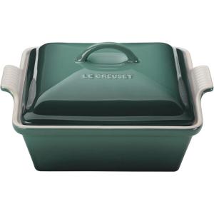 imageLe Creuset Stoneware Heritage Shallow Square Casserole 2qt 9 CeriseArtichaut