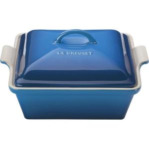 imageLe Creuset Stoneware Heritage Shallow Square Casserole 2qt 9 CeriseMarseille