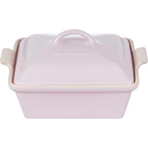 imageLe Creuset Stoneware Heritage Shallow Square Casserole 2qt 9 CeriseShallot