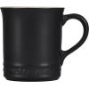 imageLe Creuset Enamel On Steel Demi Kettle with Metal Finishes ampamp Stoneware Set of 2 Mugs 125 qt Kettle ampamp 2 14 oz Mugs CeriseLicorice