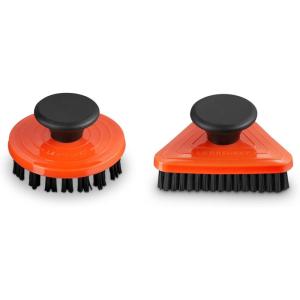 imageLe Creuset Set of 2 Cleaning Brushes Shiny BlackFlame