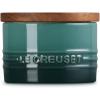 imageLe Creuset Signature Salt Cellar and Storage Canister with Wood Lid 16 oz WhiteArtichaut