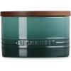 imageLe Creuset Signature Salt Cellar and Storage Canister with Wood Lid 16 oz WhiteArtichaut
