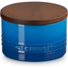 imageLe Creuset Signature Salt Cellar and Storage Canister with Wood Lid 16 oz WhiteMarseille