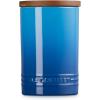 imageLe Creuset Signature Salt Cellar and Storage Canister with Wood Lid 16 oz WhiteMarseille