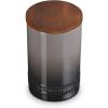 imageLe Creuset Signature Salt Cellar and Storage Canister with Wood Lid 16 oz WhiteOyster