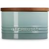 imageLe Creuset Signature Salt Cellar and Storage Canister with Wood Lid 16 oz WhiteSea Salt