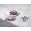 imageLe Creuset Stoneware Mini Round Cocotte with Flower Lid 8oz White