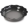 imageLe Creuset Stoneware Set of 2 9quot Heritage Fluted Pie and 9quot Fluted Loaf Dish Chiffon PinkOyster