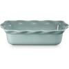 imageLe Creuset Stoneware Set of 2 9quot Heritage Fluted Pie and 9quot Fluted Loaf Dish Chiffon PinkSea Salt