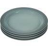 imageLe Creuset Stoneware Set of 4 Salad Plates 85quot each WhiteSea Salt